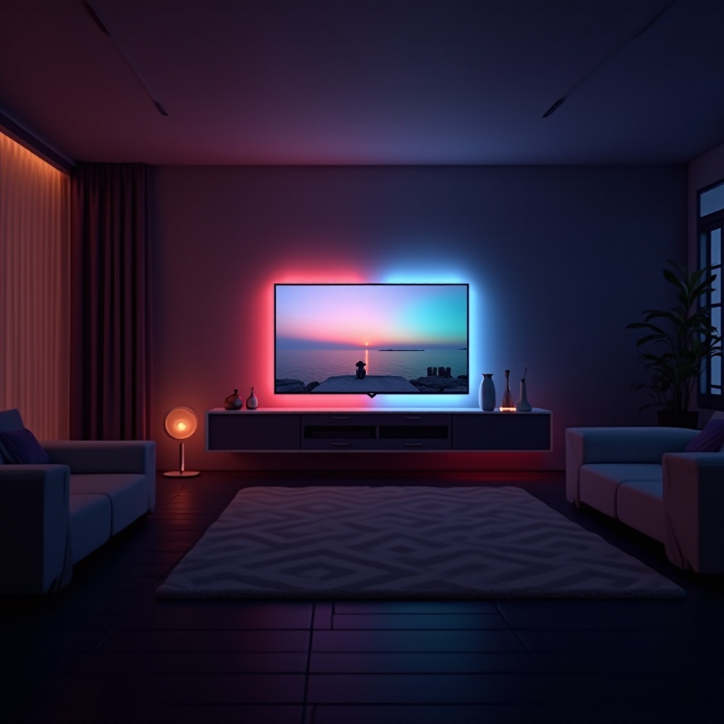 أنواع الإضاءة الخلفية للتلفزيون
