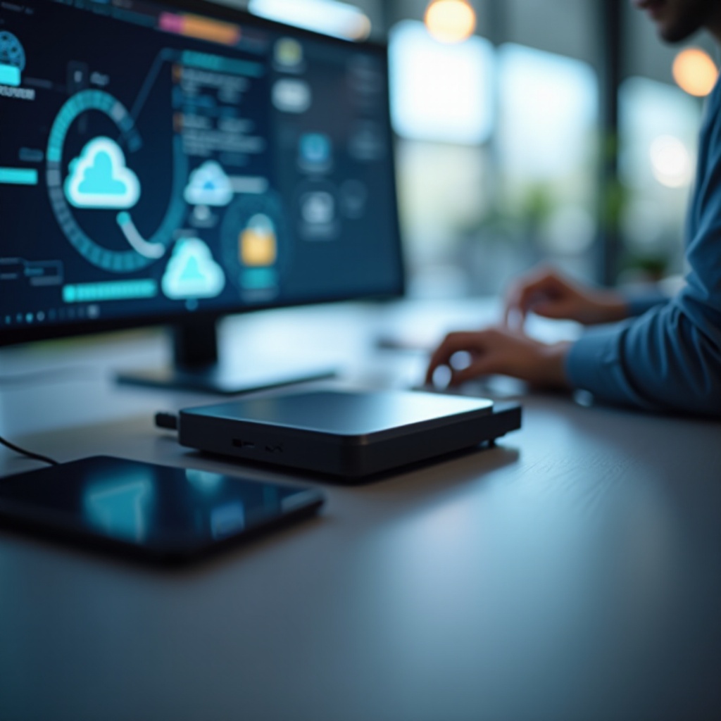 ฮาร์ดไดร์ฟภายนอกพร้อมคลาวด์