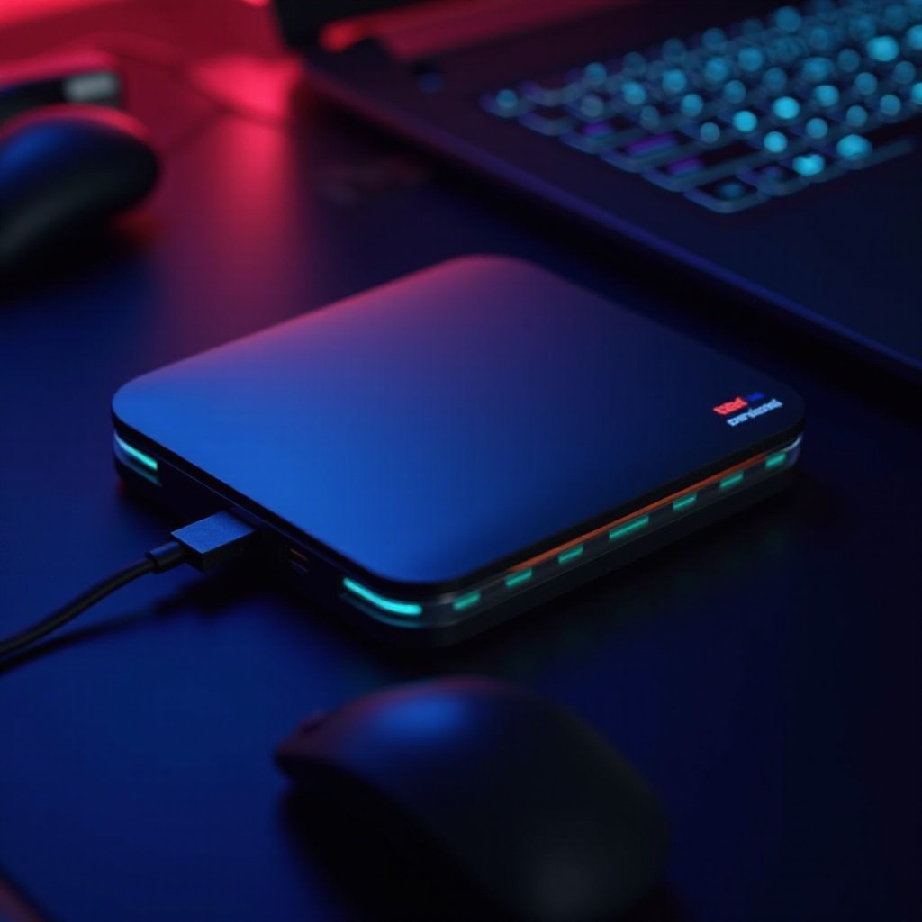 قرص صلب خارجي لجهاز لابتوب الألعاب