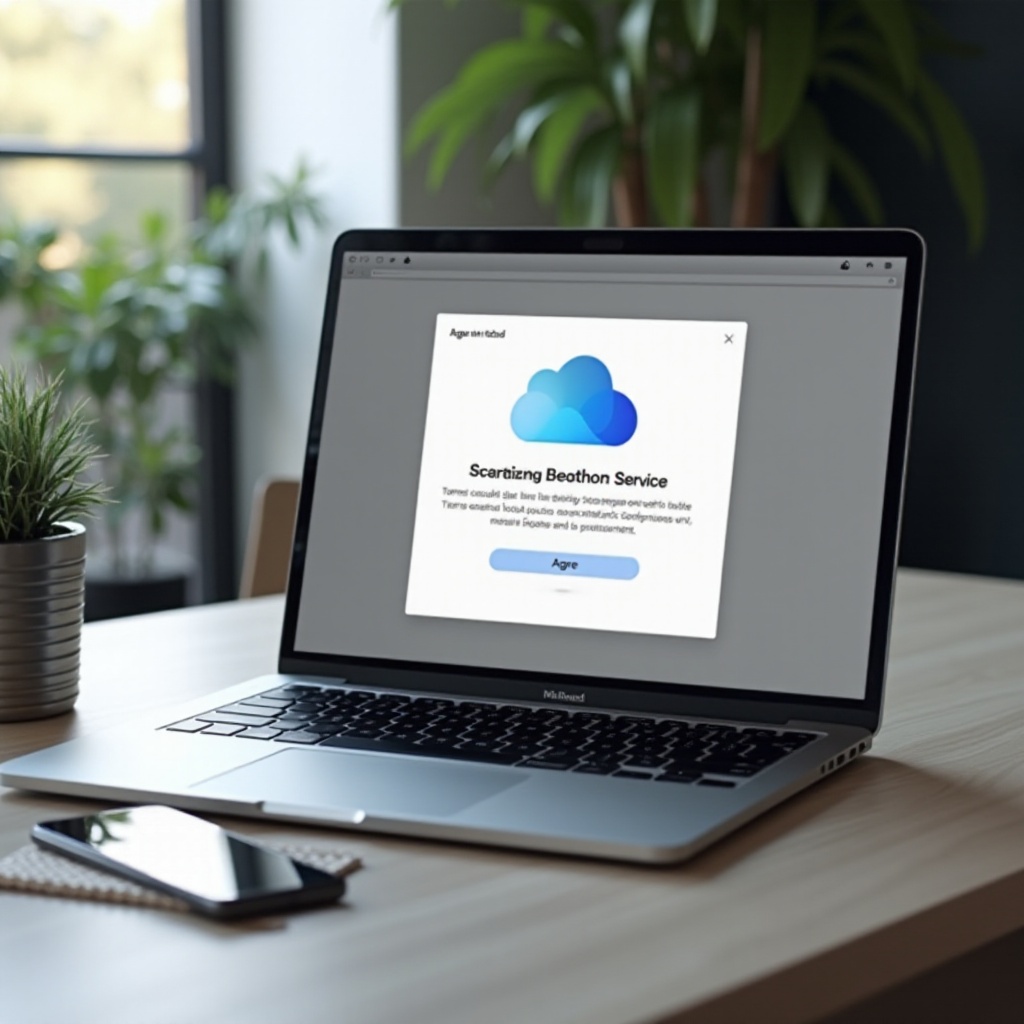 iCloud لا يسمح لي بقبول الشروط والأحكام