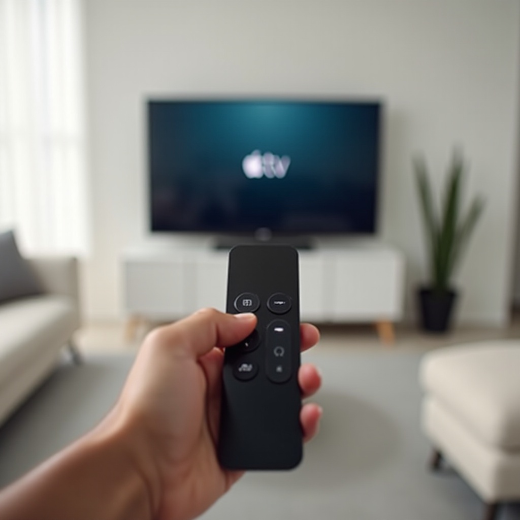 Apple TVリモコンをリセット