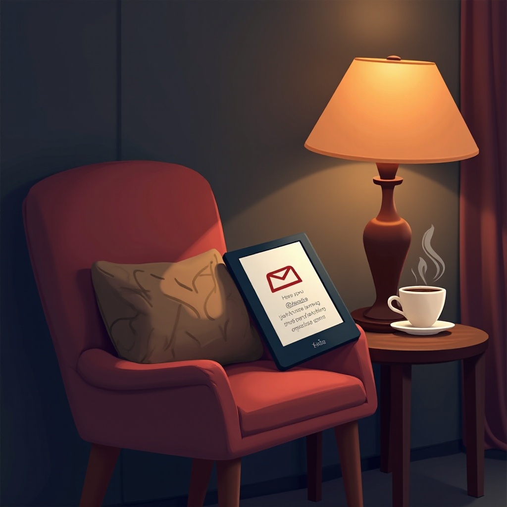 البريد الإلكتروني كيندل