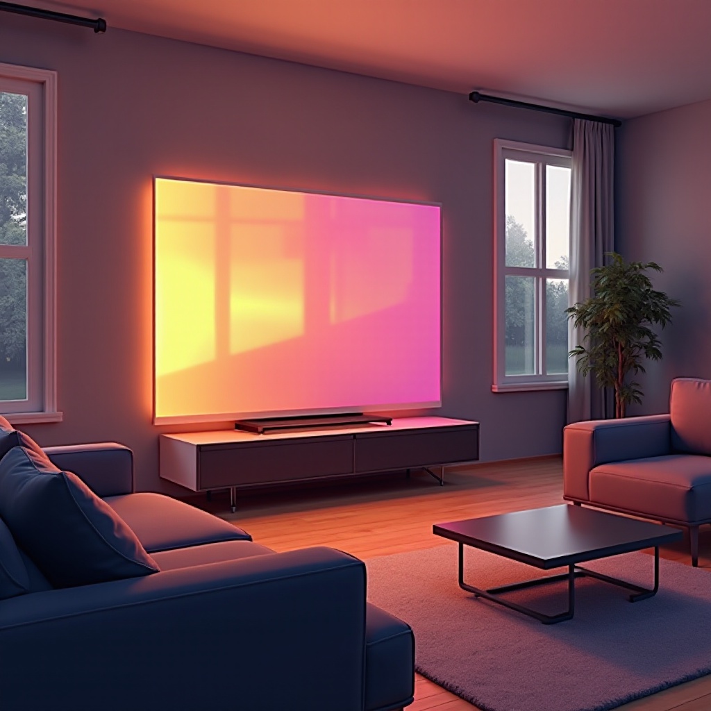 ประเภทไฟพื้นหลังทีวี