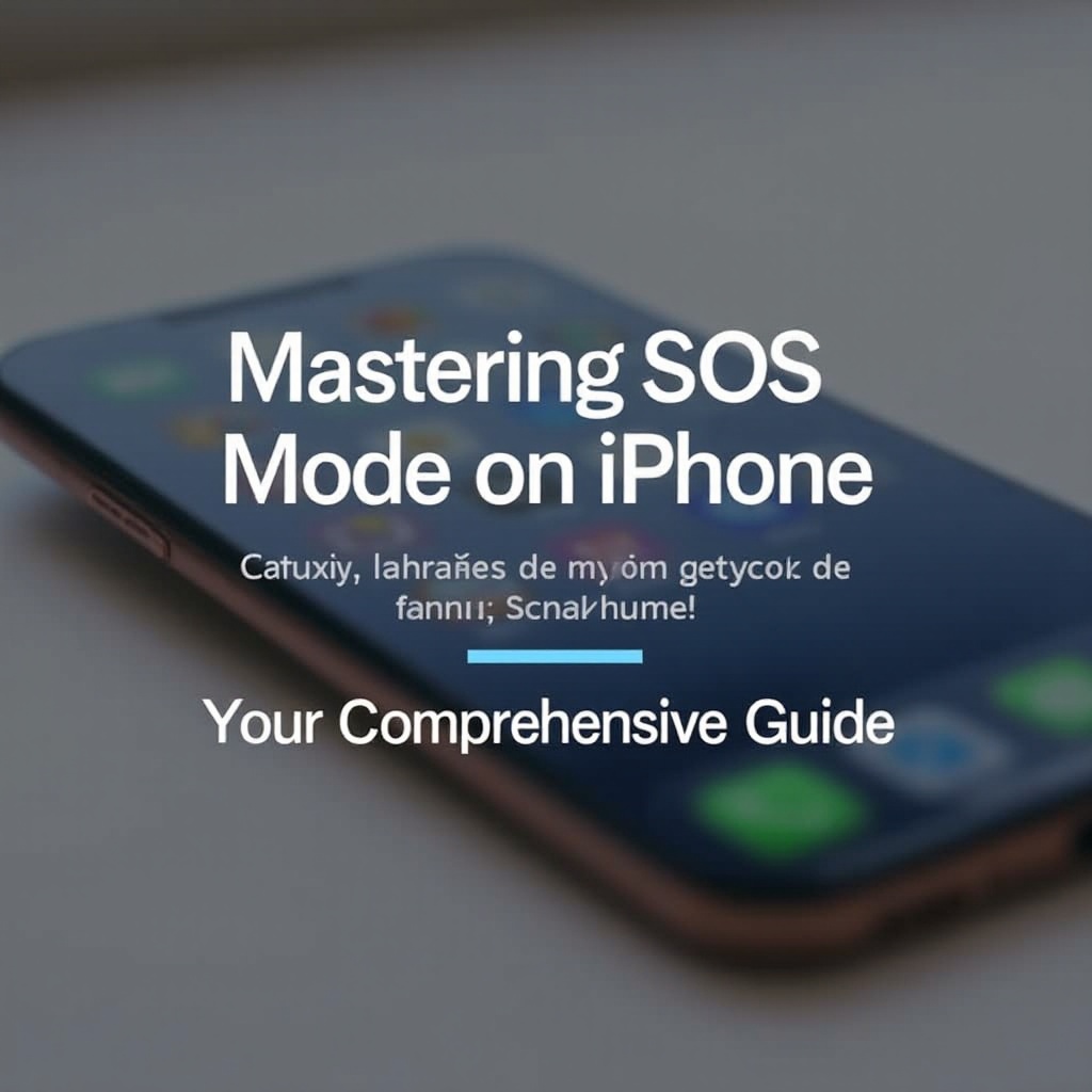 iPhone 13 đang ở chế độ SOS