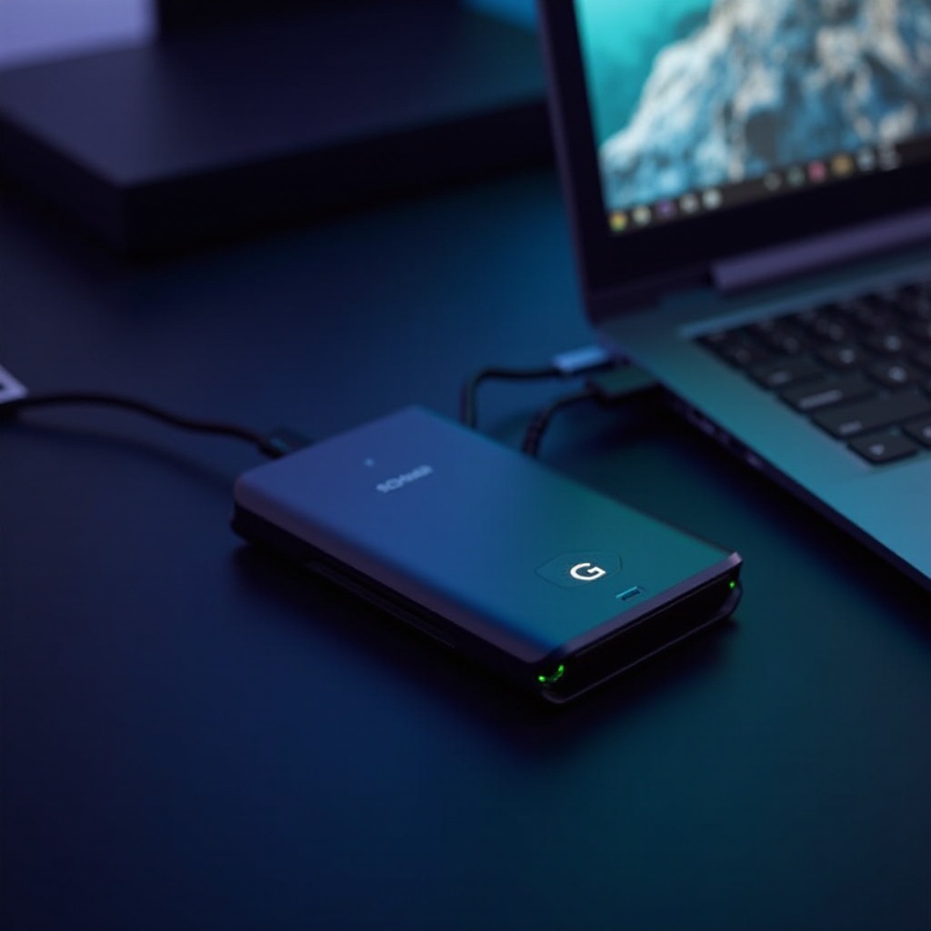 ฮาร์ดไดรฟ์ภายนอกสำหรับแล็ปท็อปเล่นเกม