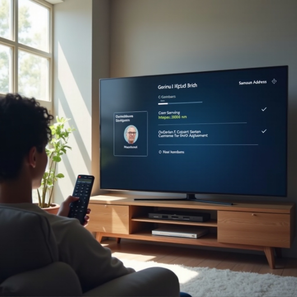 địa chỉ MAC trên TV Samsung
